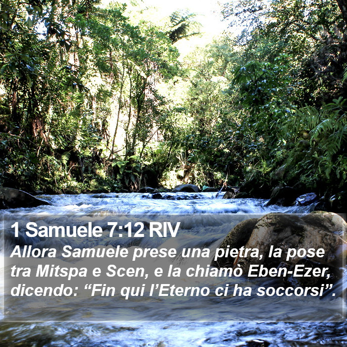 1 Samuele 7:12 RIV Bible Study