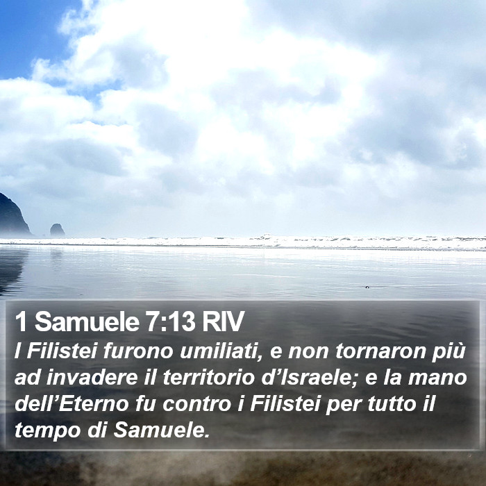 1 Samuele 7:13 RIV Bible Study