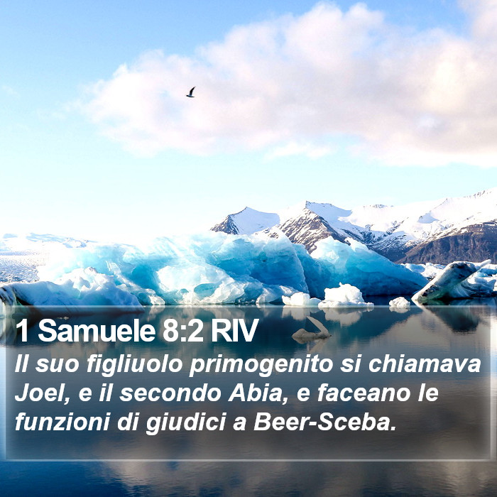 1 Samuele 8:2 RIV Bible Study