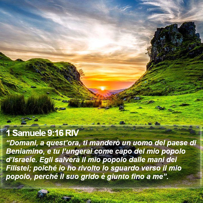 1 Samuele 9:16 RIV Bible Study