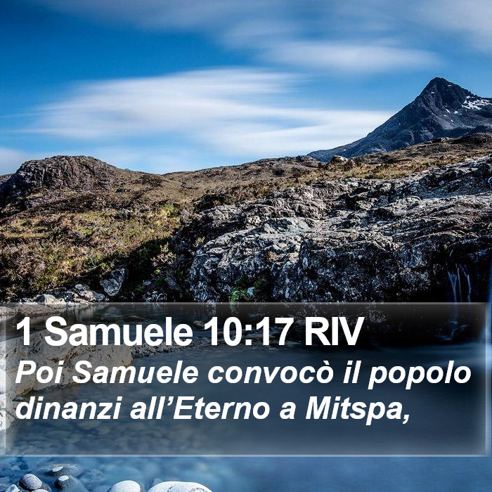 1 Samuele 10:17 RIV Bible Study