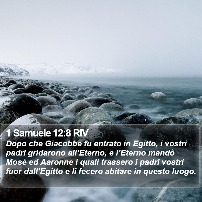 1 Samuele 12:8 RIV Bible Study