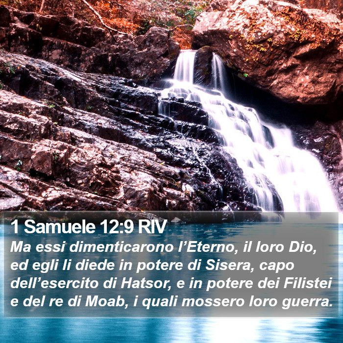 1 Samuele 12:9 RIV Bible Study