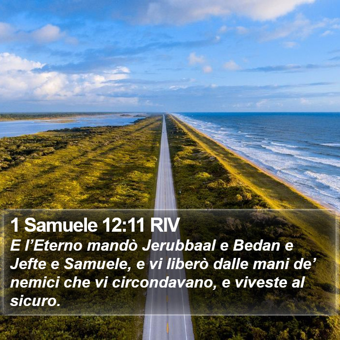1 Samuele 12:11 RIV Bible Study