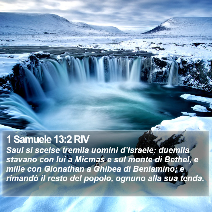 1 Samuele 13:2 RIV Bible Study