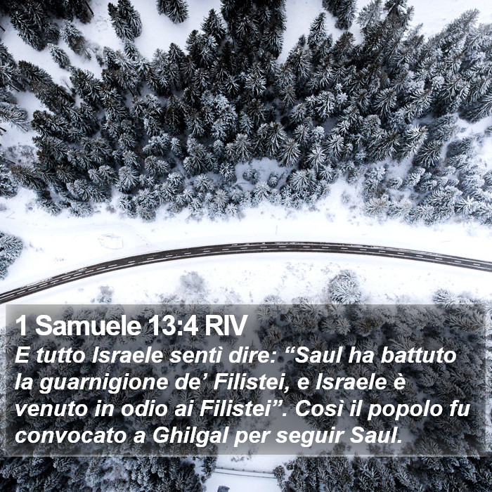 1 Samuele 13:4 RIV Bible Study