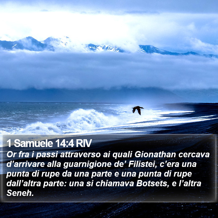 1 Samuele 14:4 RIV Bible Study