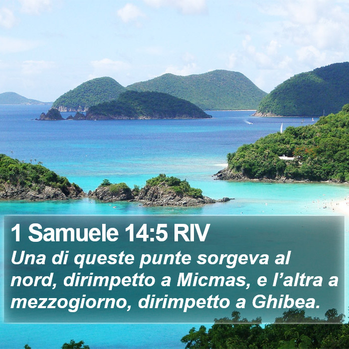 1 Samuele 14:5 RIV Bible Study