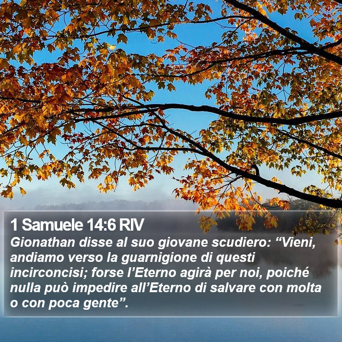 1 Samuele 14:6 RIV Bible Study