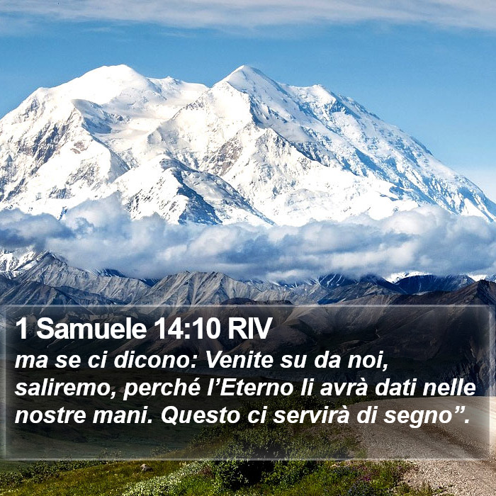 1 Samuele 14:10 RIV Bible Study