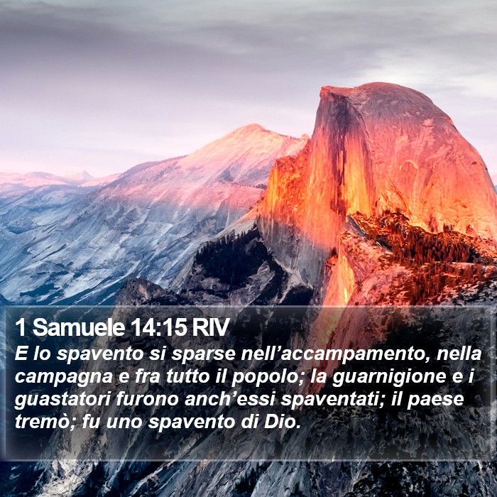 1 Samuele 14:15 RIV Bible Study