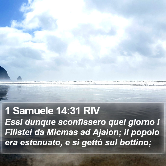 1 Samuele 14:31 RIV Bible Study