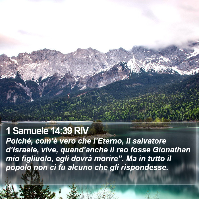 1 Samuele 14:39 RIV Bible Study