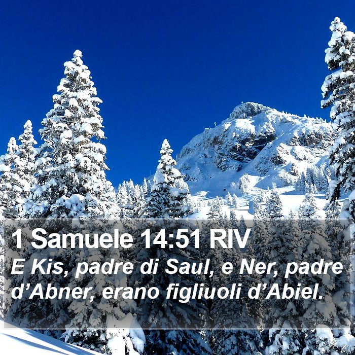 1 Samuele 14:51 RIV Bible Study