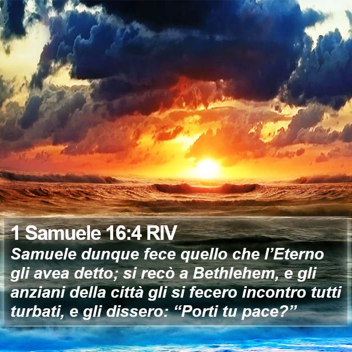 1 Samuele 16:4 RIV Bible Study