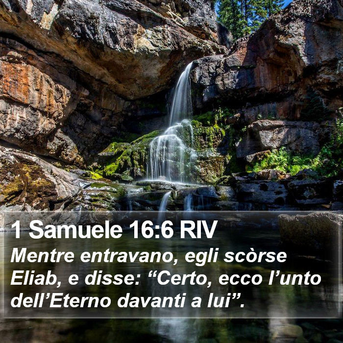 1 Samuele 16:6 RIV Bible Study