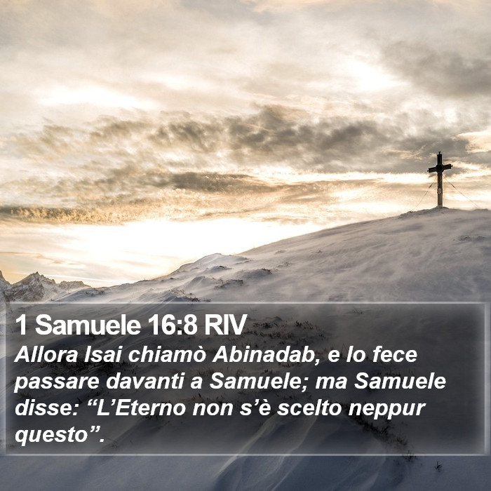 1 Samuele 16:8 RIV Bible Study