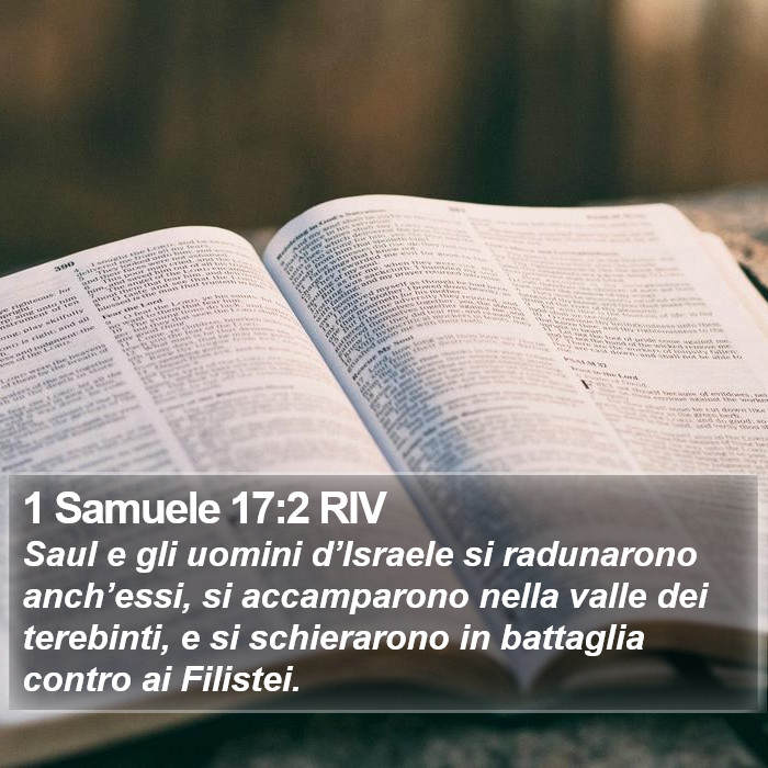 1 Samuele 17:2 RIV Bible Study