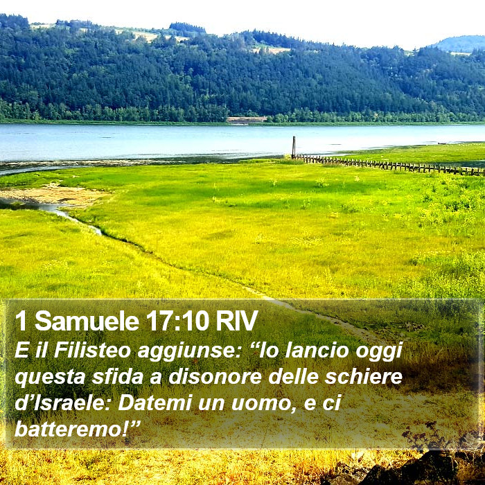 1 Samuele 17:10 RIV Bible Study