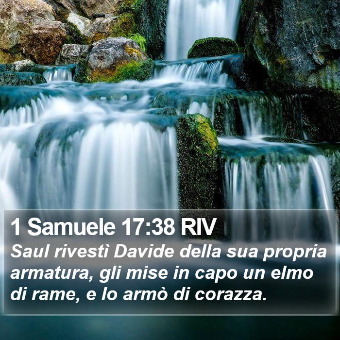 1 Samuele 17:38 RIV Bible Study