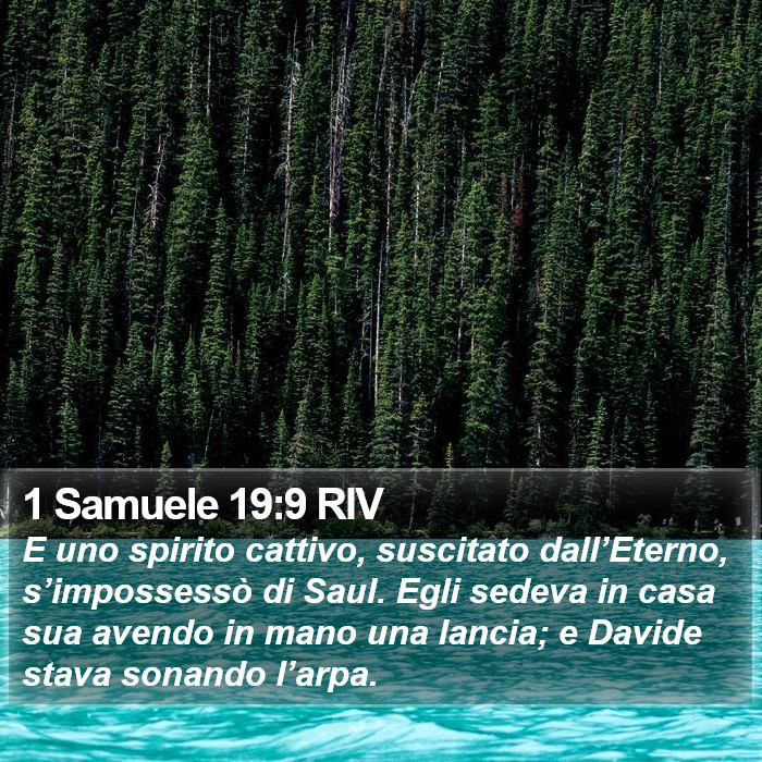 1 Samuele 19:9 RIV Bible Study