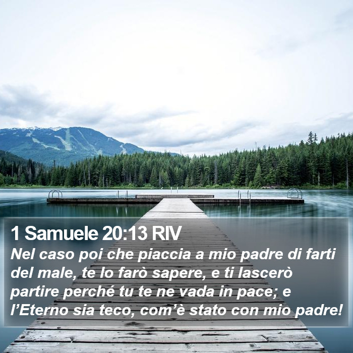 1 Samuele 20:13 RIV Bible Study