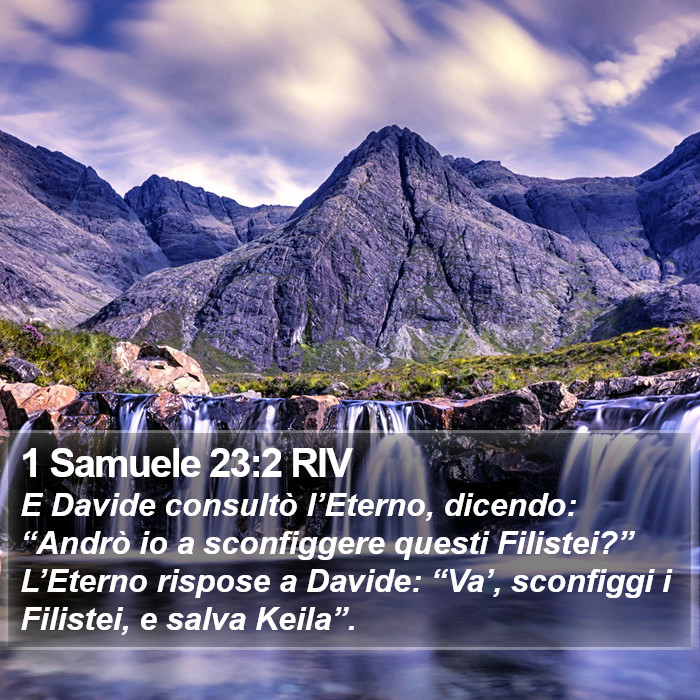 1 Samuele 23:2 RIV Bible Study