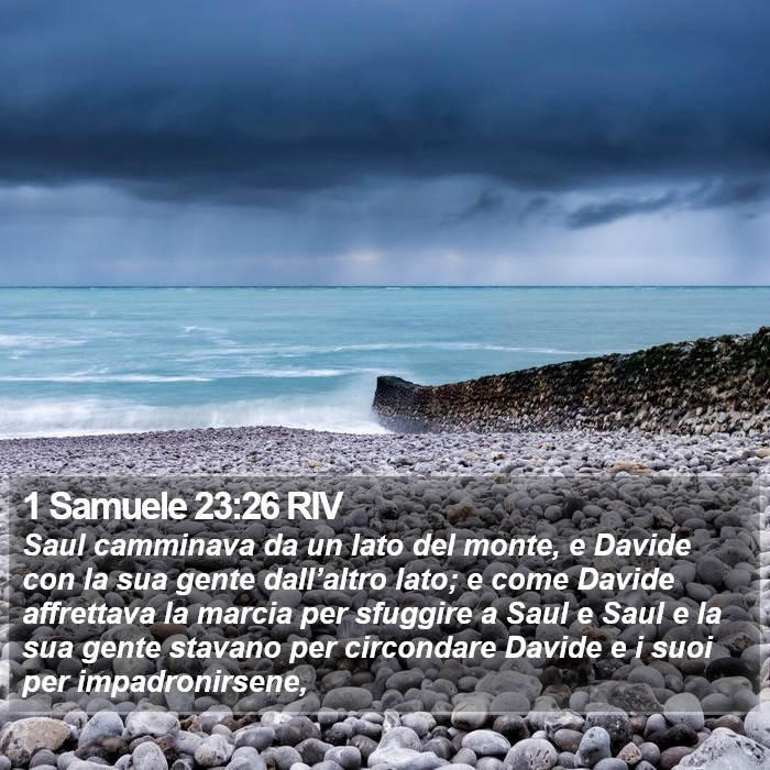 1 Samuele 23:26 RIV Bible Study