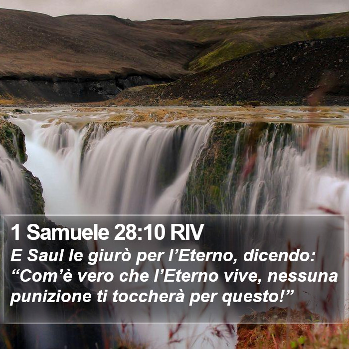 1 Samuele 28:10 RIV Bible Study