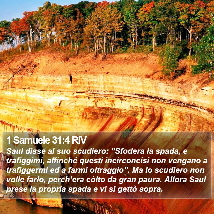 1 Samuele 31:4 RIV Bible Study