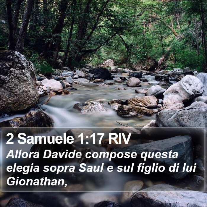 2 Samuele 1:17 RIV Bible Study