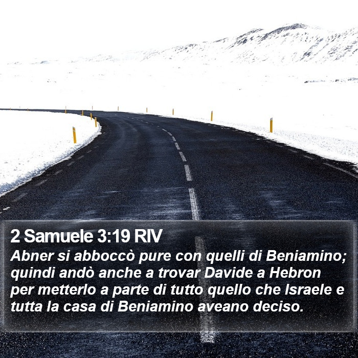 2 Samuele 3:19 RIV Bible Study