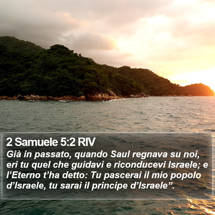 2 Samuele 5:2 RIV Bible Study