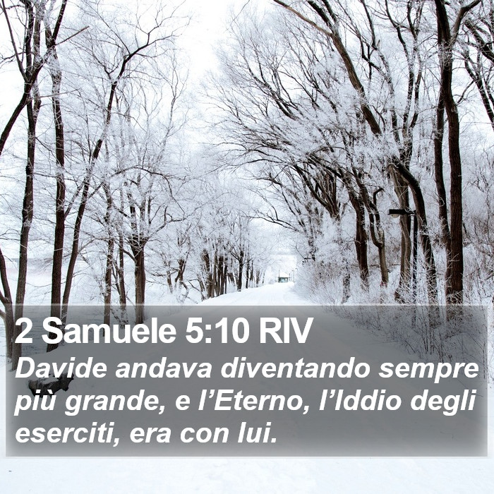 2 Samuele 5:10 RIV Bible Study
