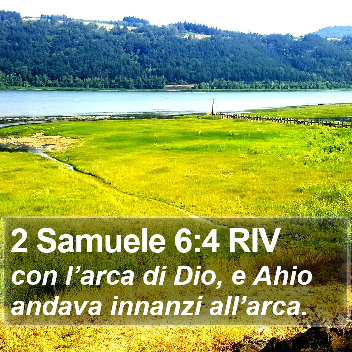 2 Samuele 6:4 RIV Bible Study