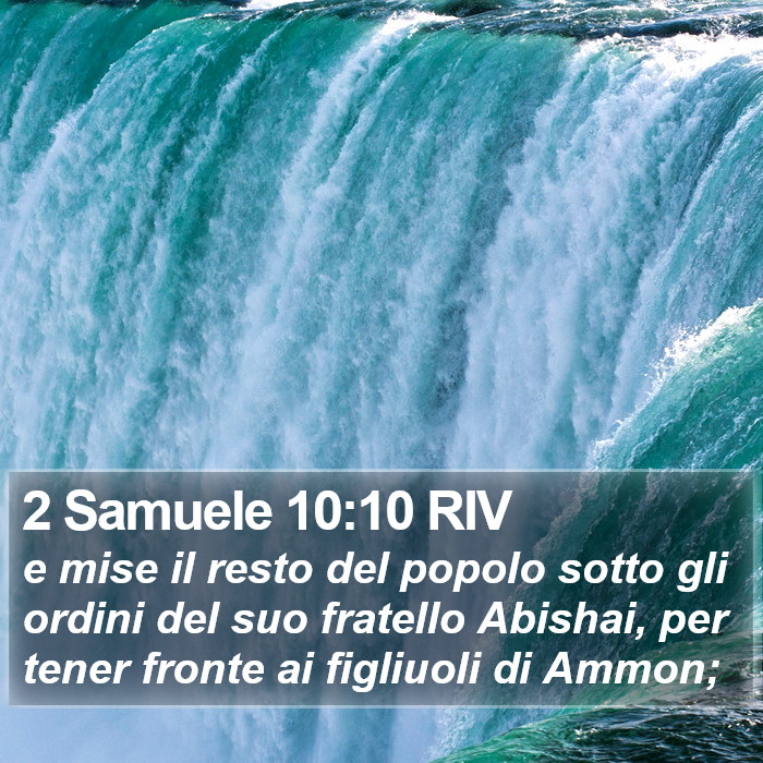 2 Samuele 10:10 RIV Bible Study