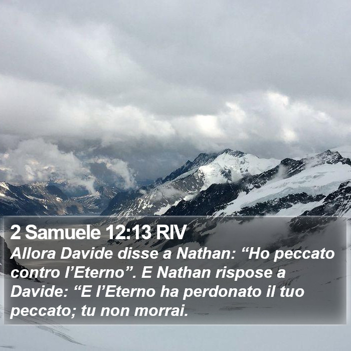 2 Samuele 12:13 RIV Bible Study