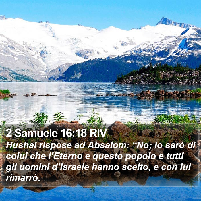 2 Samuele 16:18 RIV Bible Study
