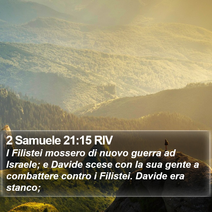 2 Samuele 21:15 RIV Bible Study