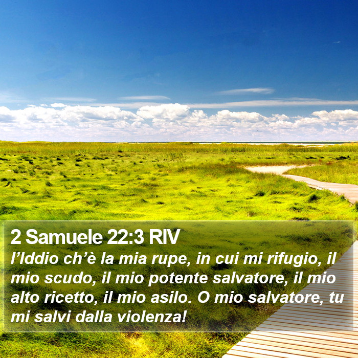 2 Samuele 22:3 RIV Bible Study