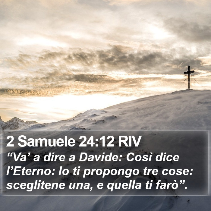 2 Samuele 24:12 RIV Bible Study