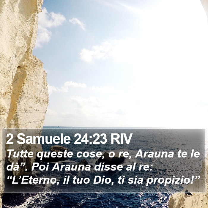 2 Samuele 24:23 RIV Bible Study