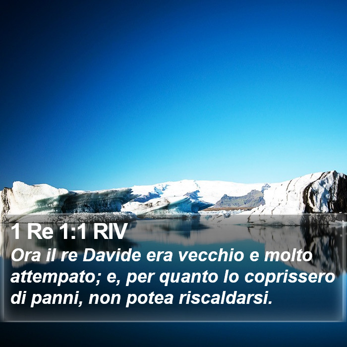 1 Re 1:1 RIV Bible Study