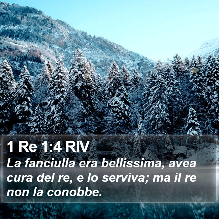 1 Re 1:4 RIV Bible Study