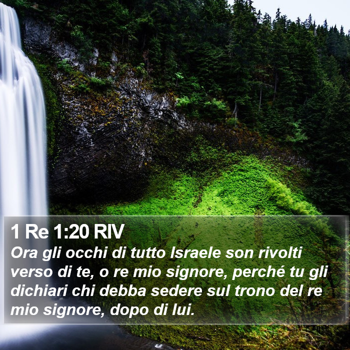 1 Re 1:20 RIV Bible Study