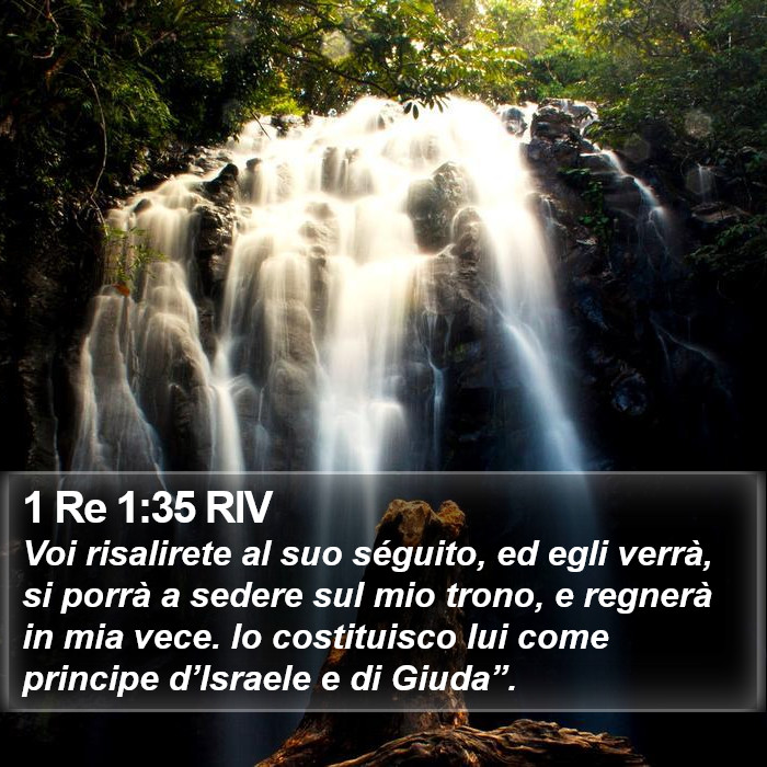 1 Re 1:35 RIV Bible Study