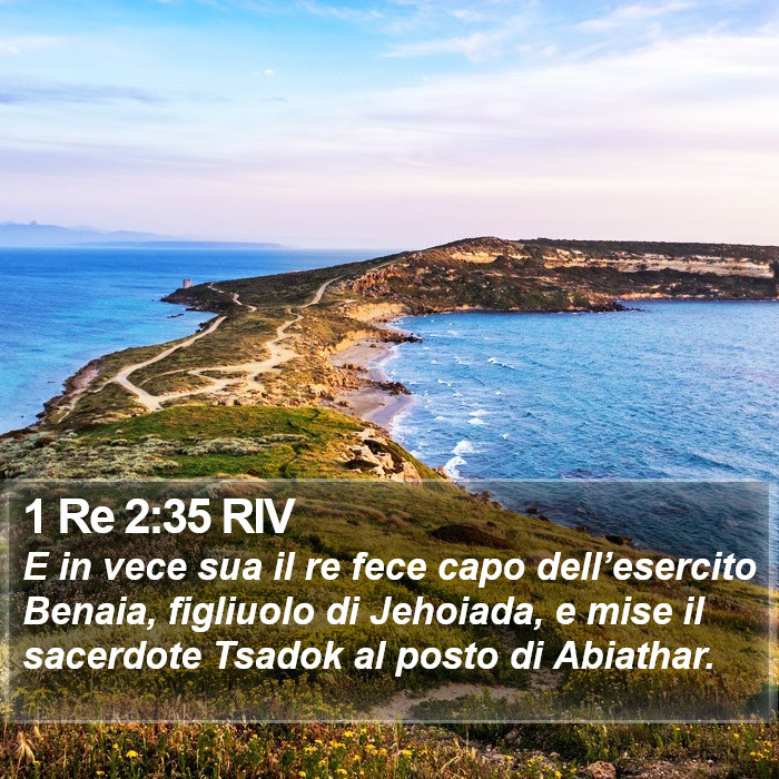 1 Re 2:35 RIV Bible Study