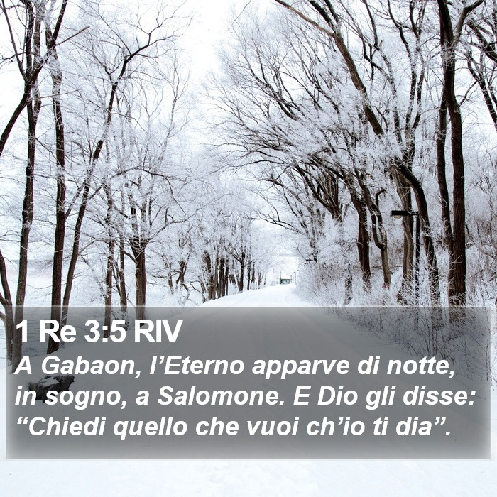 1 Re 3:5 RIV Bible Study