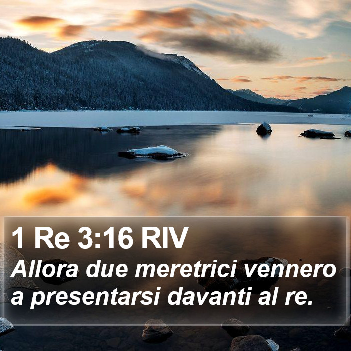 1 Re 3:16 RIV Bible Study