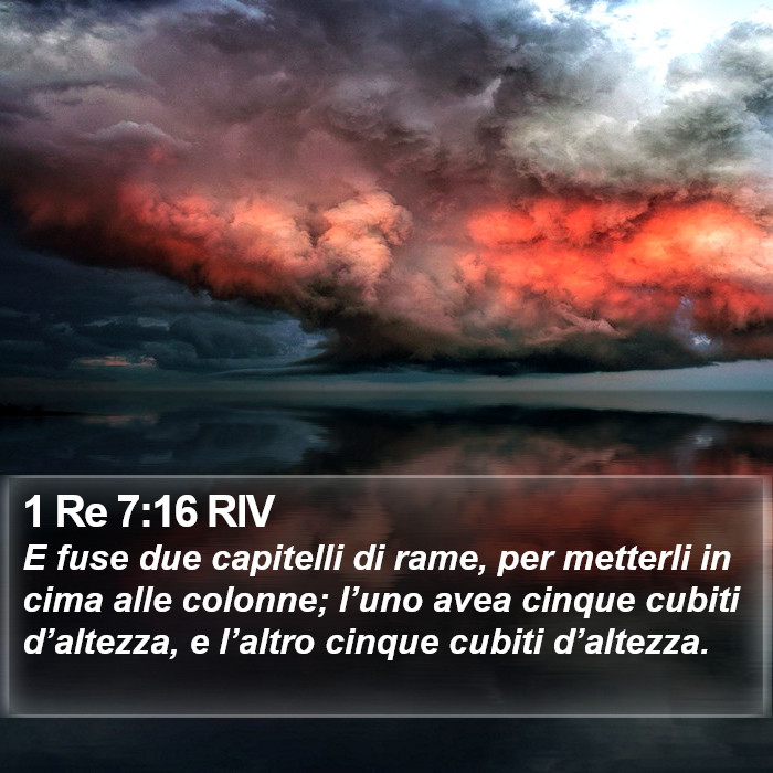 1 Re 7:16 RIV Bible Study